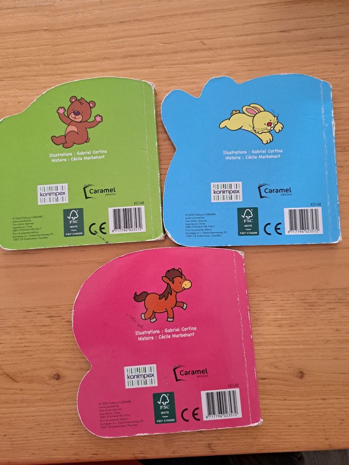 Lot de 3 livres cartonnées - photo numéro 3