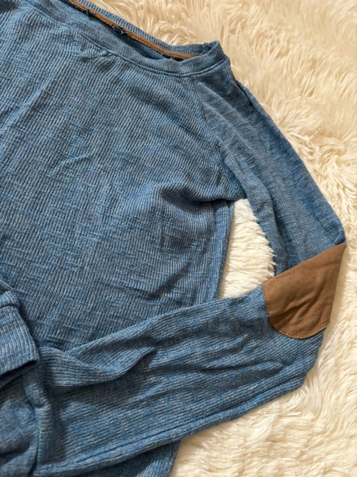 Pull bleu - photo numéro 3