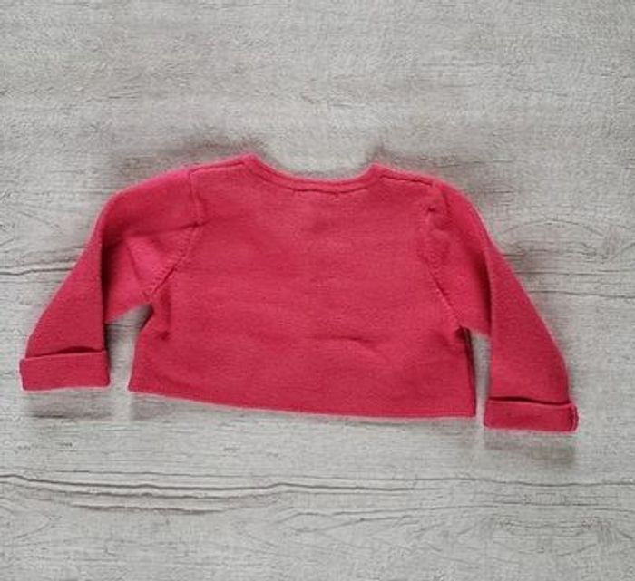 Cardigan fille 6 mois fuchsia Sergent Major - photo numéro 2