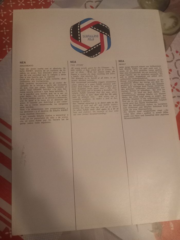 Affiche et synopsis du film : Néa - photo numéro 2