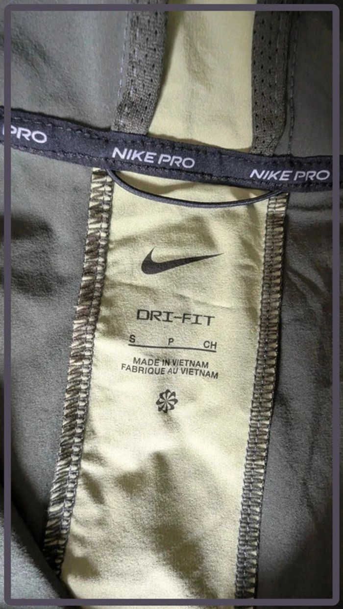Veste Nike taille S homme vert kaki - photo numéro 4