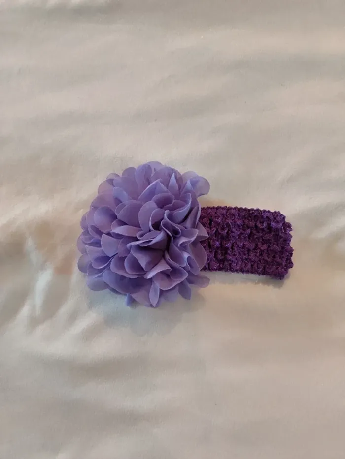 Bandeau large en mousseline de 0 a 3 ans inclus