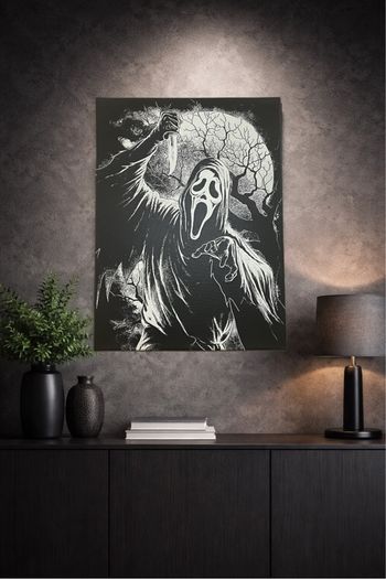 Tableau en toile scream ghostface 