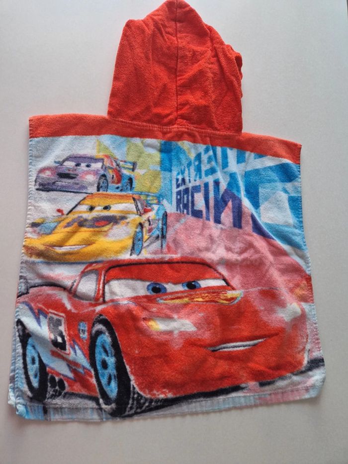 Serviette Poncho cars MC queen rouge - photo numéro 2