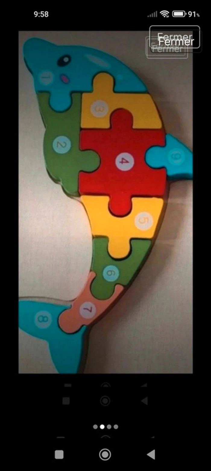 Puzzle bois Montessori