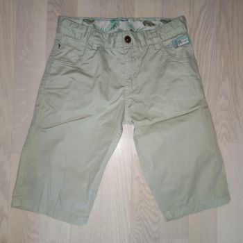 Bermuda coton vert d'eau Sergent major 
T. 10 ans
