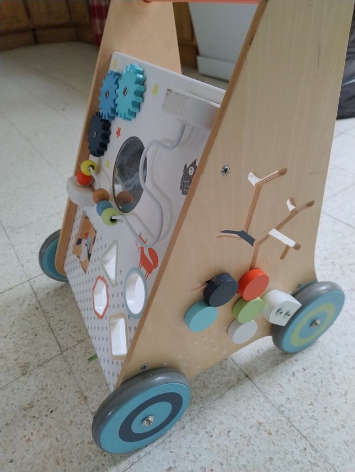Chariot de marche en bois d'éveil bebe Verbaudet - photo numéro 3