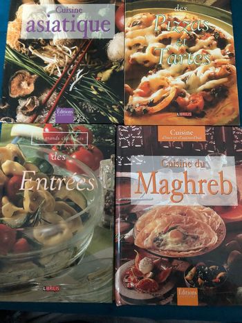Lot livres de cuisine
