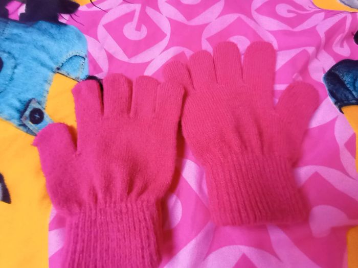 Paire de gants LOL fuschia - photo numéro 2