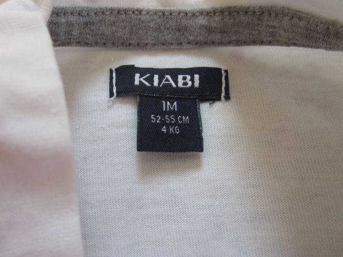 T-Shirt manches courtes blanc 1 mois - photo numéro 4