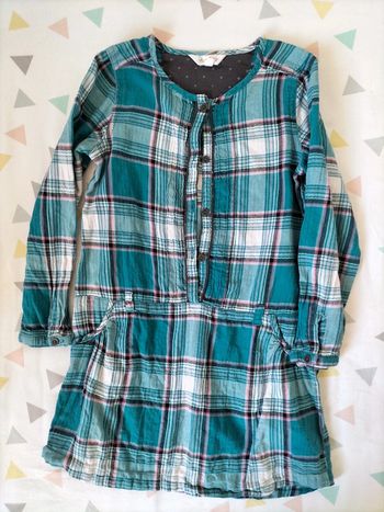 Robe/tunique à carreaux