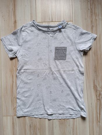 Tee shirt gris 10 ans Okaïdi