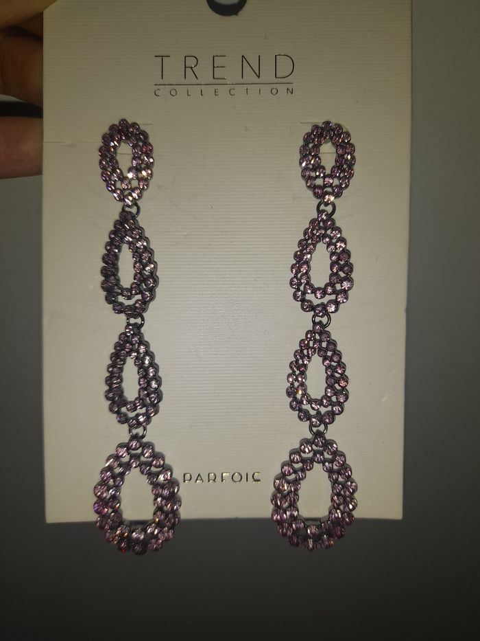 Boucles d'oreilles longue premium - photo numéro 2