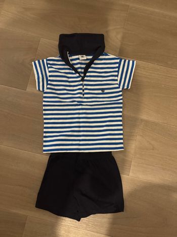 Ensemble marinière Petit Bateau