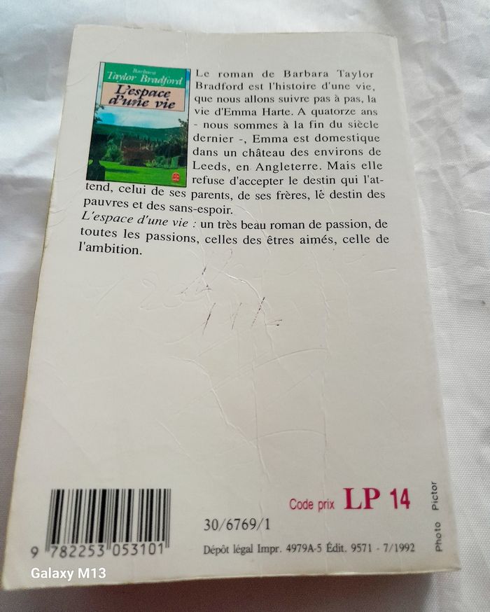 L'espace d'une vie Barbara Taylor Bradford - photo numéro 2