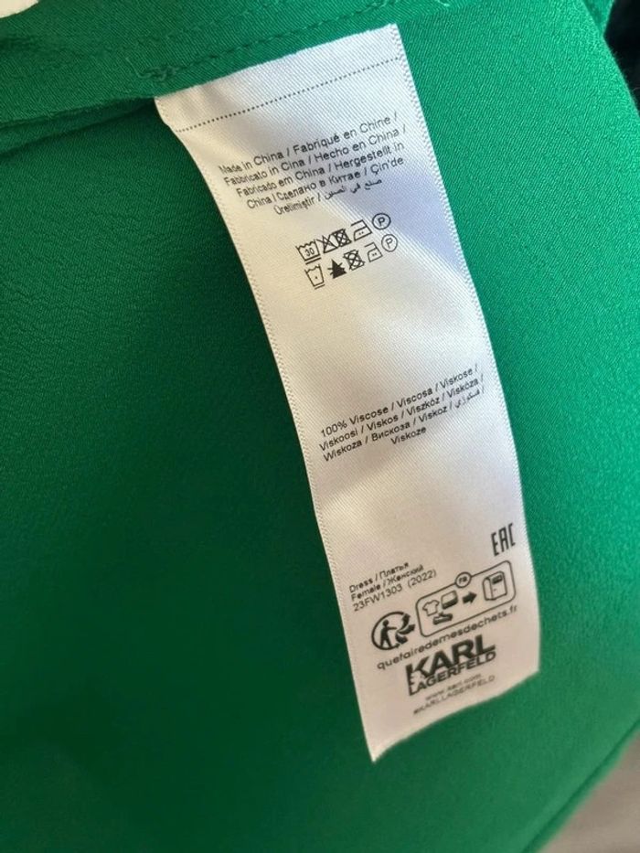 Robe pour femme taille M 100% Viscose Karl Lagerfeld 279€ - photo numéro 6