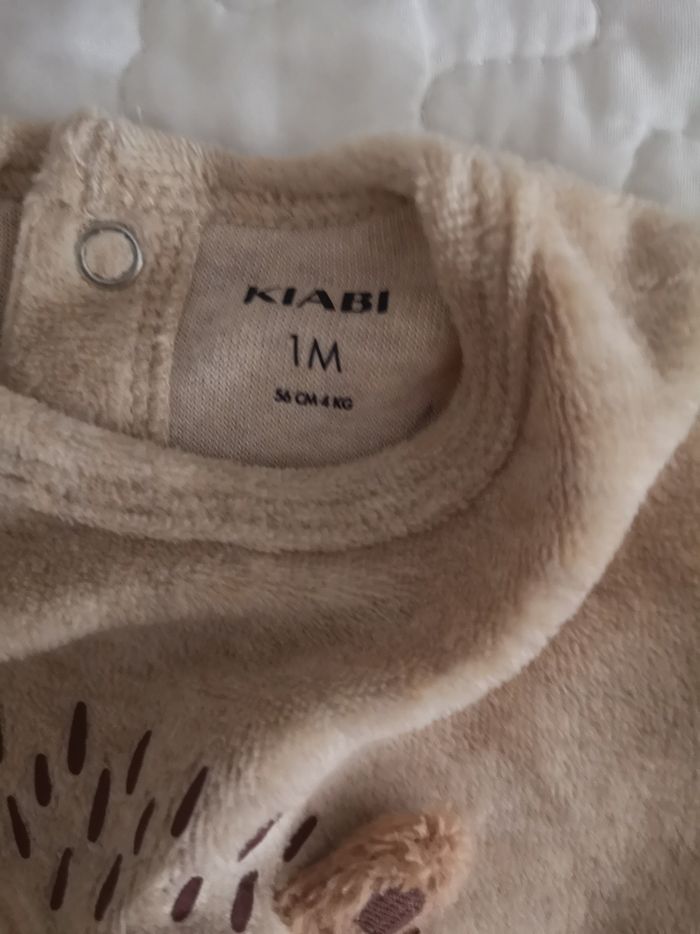 Lot de 3 dors-bien en velours – Bébé 1 mois – KIABI - photo numéro 3