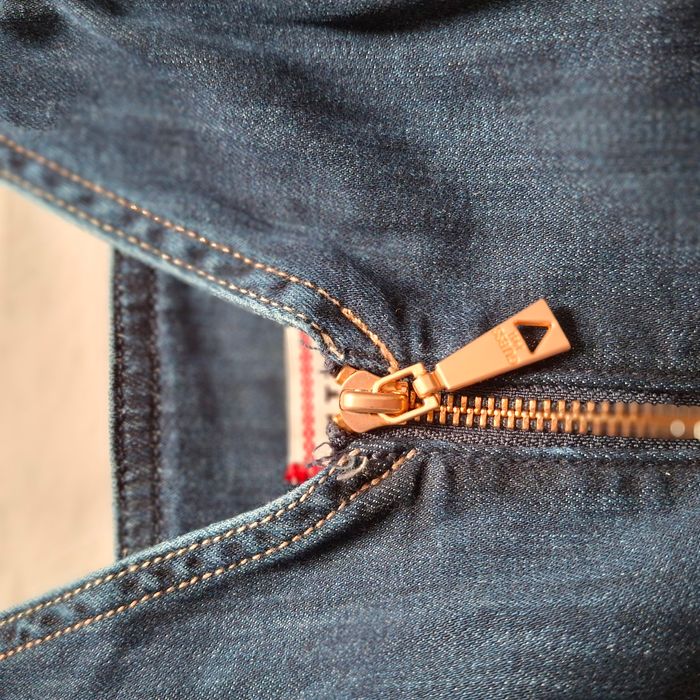 Combinaison en jean bleu foncé - Guess - photo numéro 4