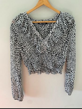 🌼💐nouveauté 🌼💐Élégant haut à imprimé léopard Zara