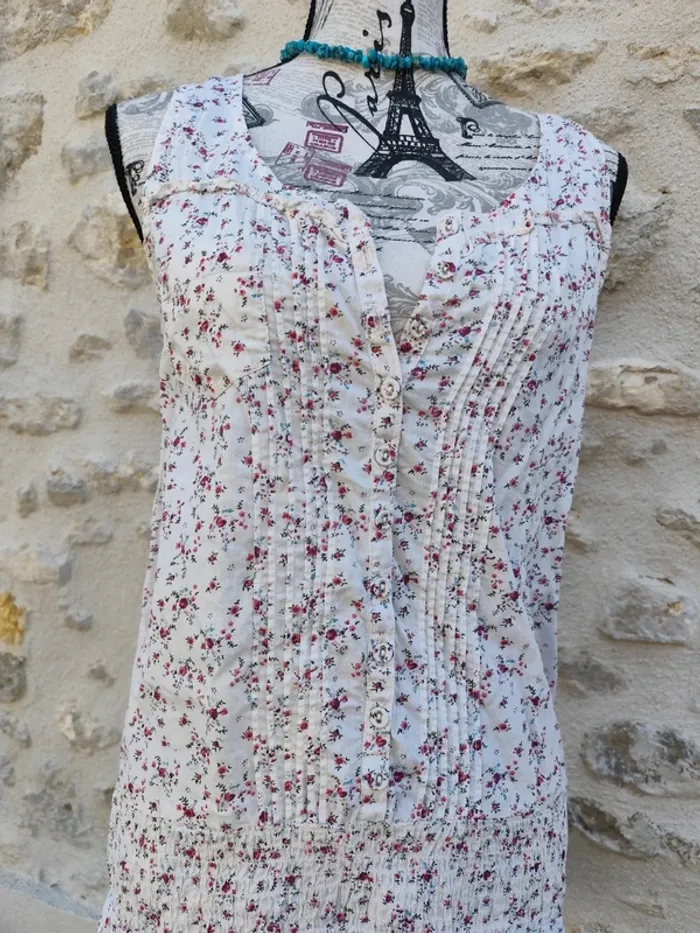 Superbe robe courte / tunique femme taille 40 - photo numéro 2
