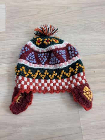 Bonnet fait main garçon 3-6 mois