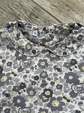 Blouse en Liberty 5 ans