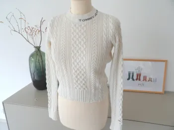 Pull torsadé femme taille S 36 Tommy Jeans
