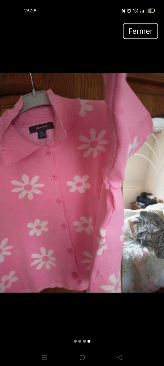 Gilet court marguerite - photo numéro 3