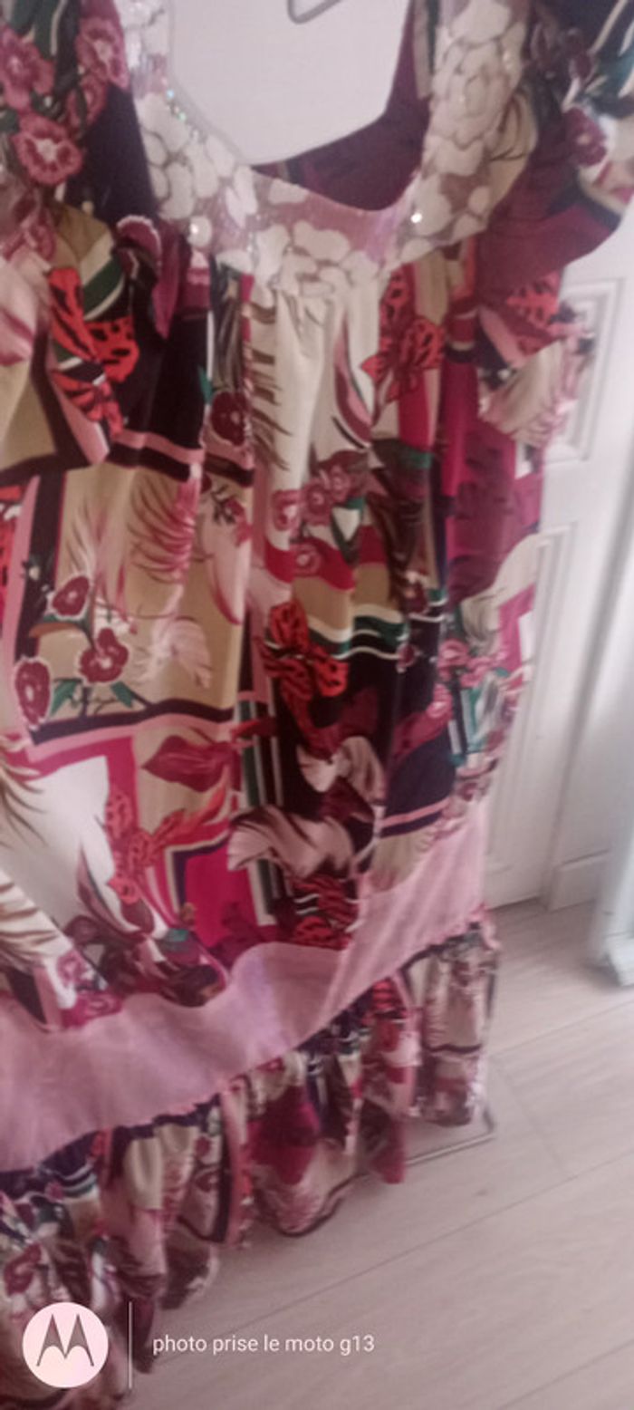 Robe longue grande taille style africain - photo numéro 4