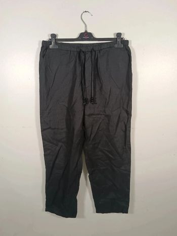 C6 pantacourt noir Mango M