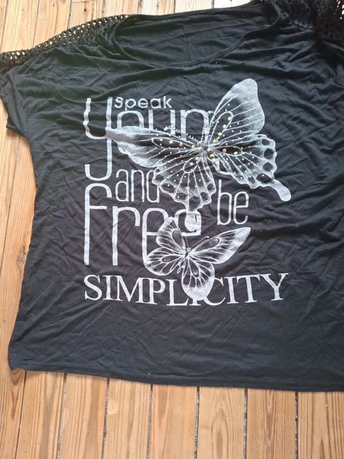 Tshirt sans etiquette mais taille xxxl/xxxxl - photo numéro 2