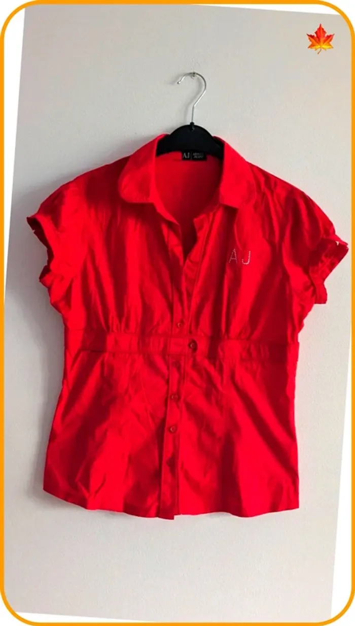 Chemise manches courtes femme Armani