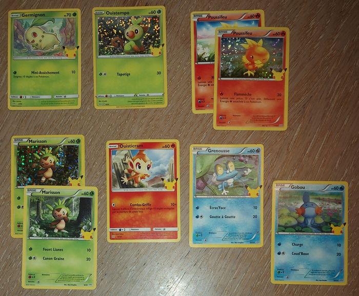 Lot cartes Pokémon Édition 25 ans McDo