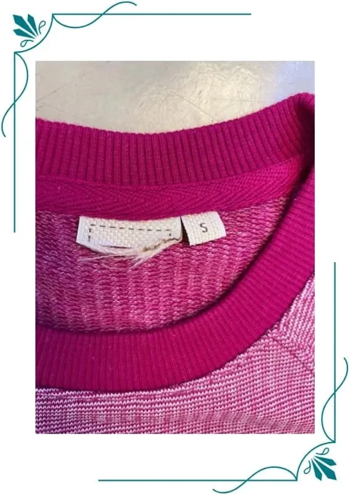 Superbe pull fuschia S - photo numéro 5