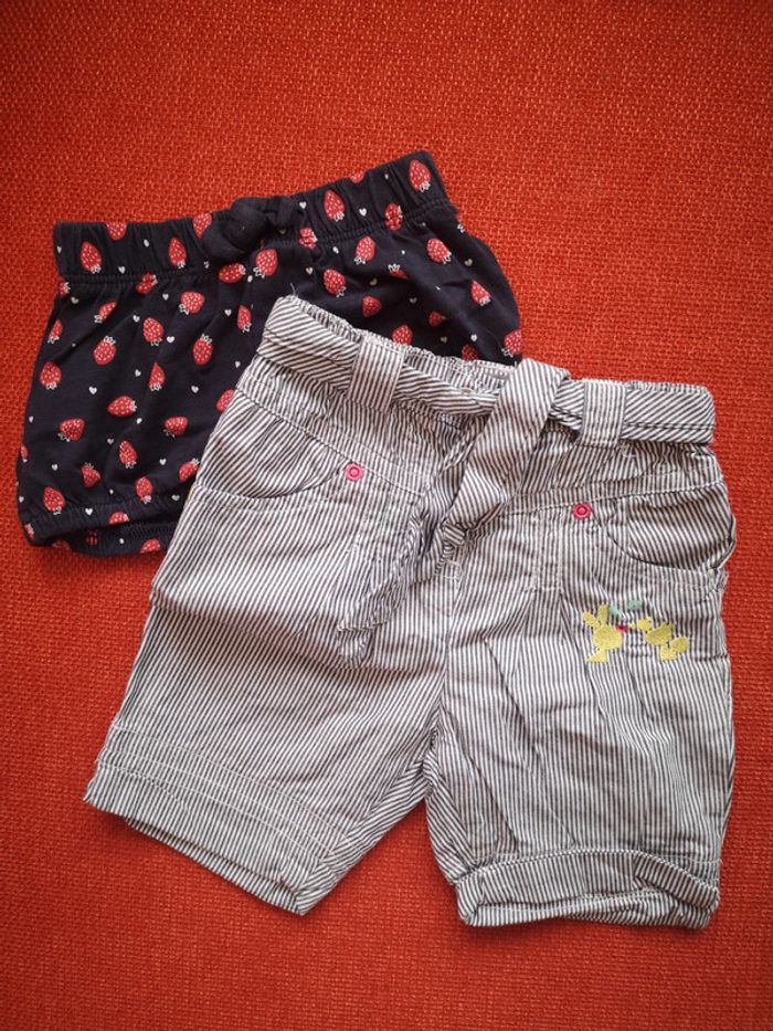 Shorts été fille 6 mois Orchestra