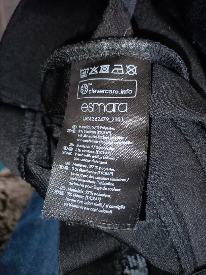 Pantalon ajusté noir - photo numéro 8