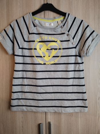 T-shirt fille manches courtes 14 ans 