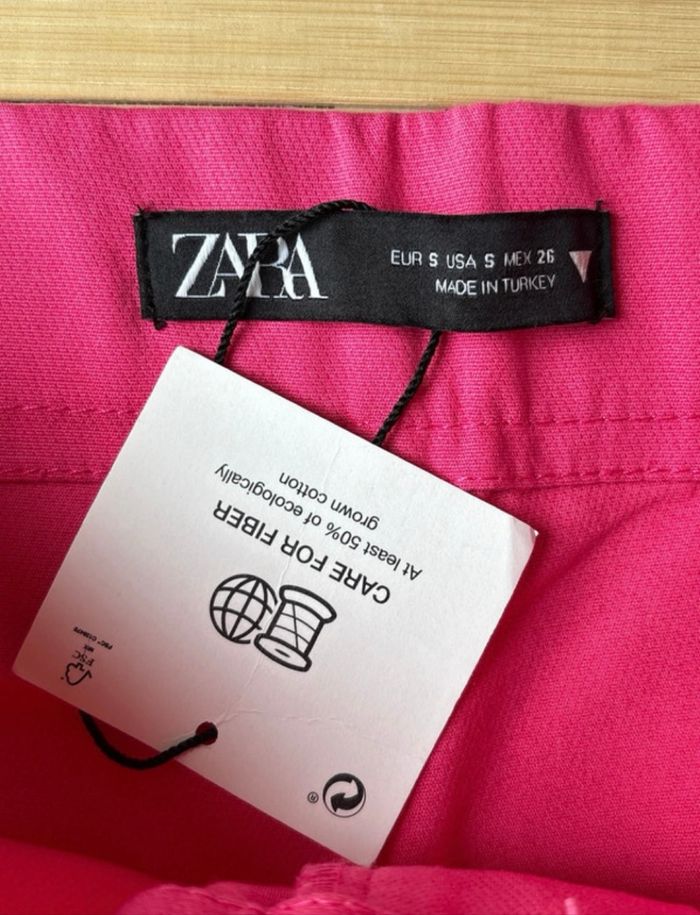 Pantalon de tailleur Zara rose - photo numéro 3
