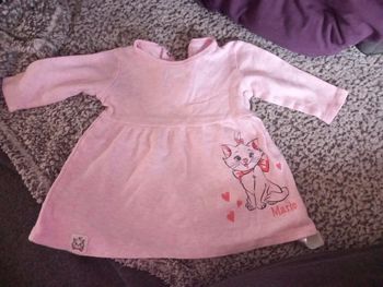 Robe taille 9/12 mois 80cm marie disney les aristochats primark