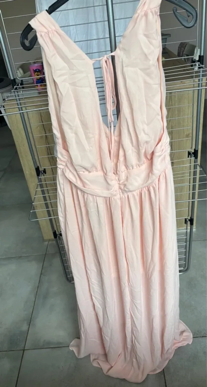 Robe longue rose pale - photo numéro 3