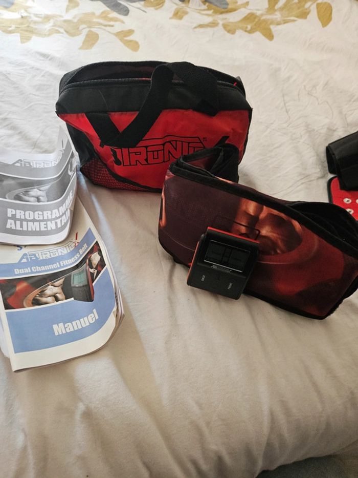 Appareil musculation sans effort ceinture avec électrodes