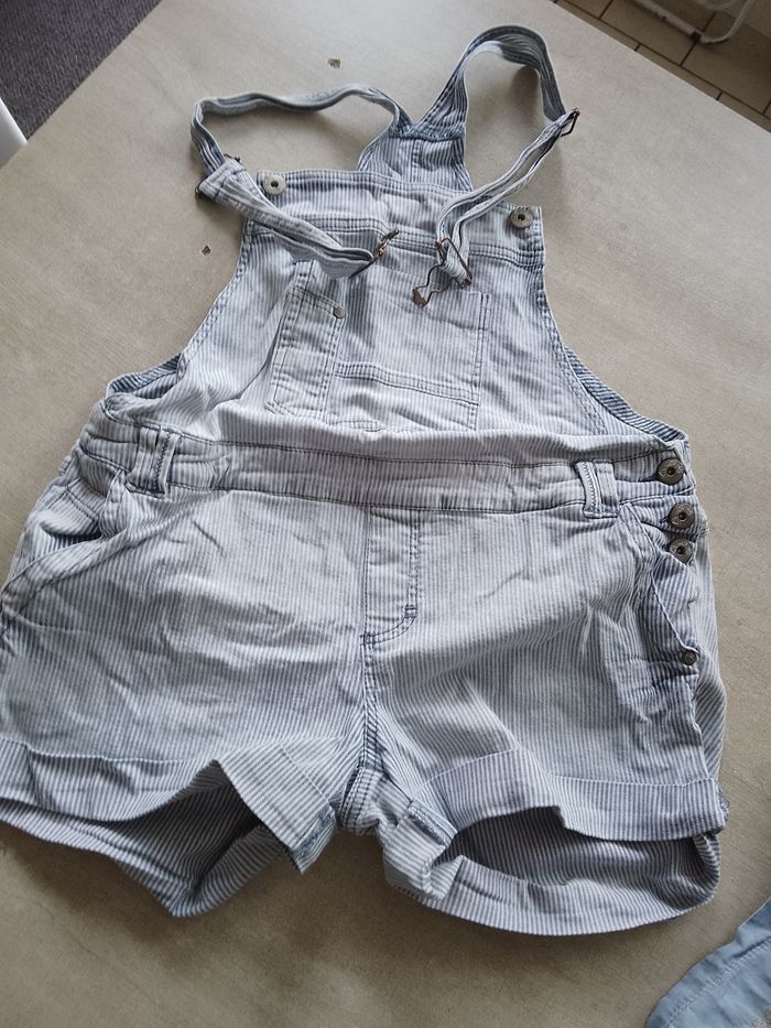 Salopette short