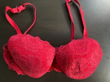 Soutien gorge push up rouge Rouge Gorge