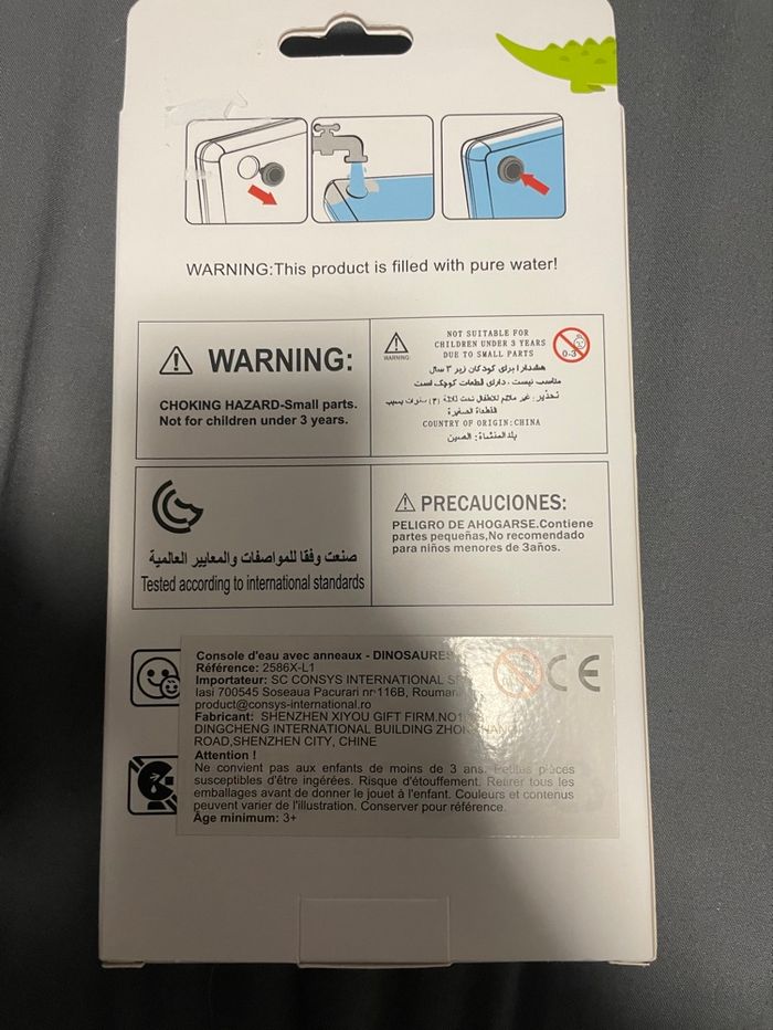 Console enfant dinosaures