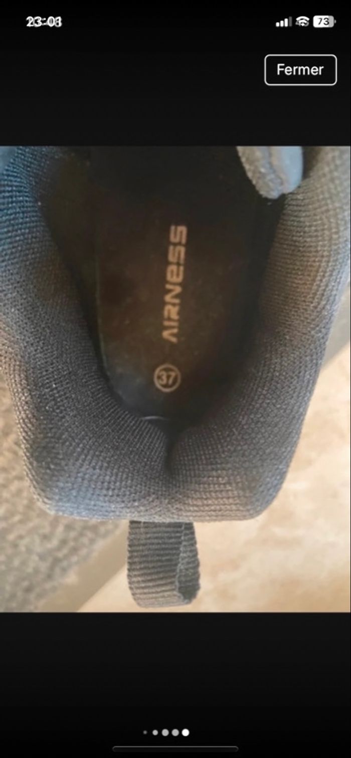 Baskets noir AIRNESS - photo numéro 4