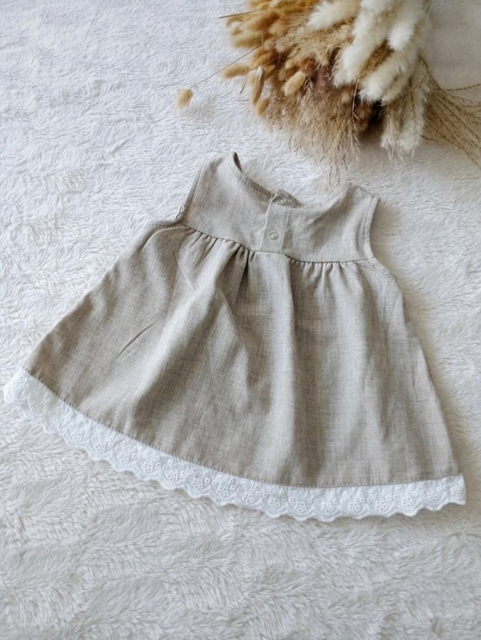 Robe beige bébé fille - photo numéro 3