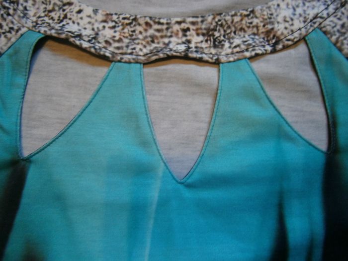 Top ML noir/vert SHEILAY Taille L/40 - photo numéro 7