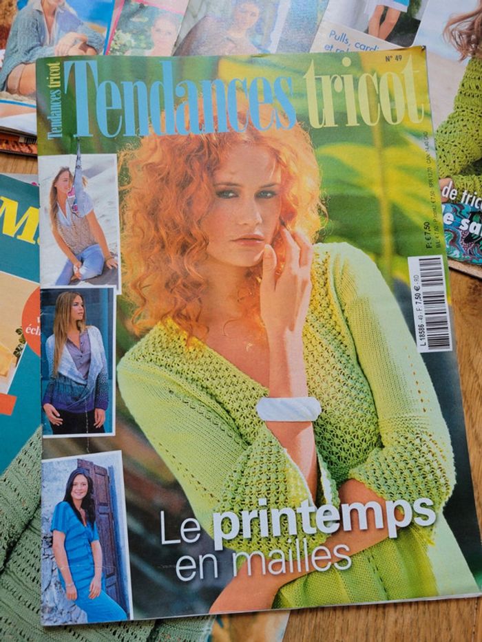 Lot de 9 magazines de tricot femme - photo numéro 2