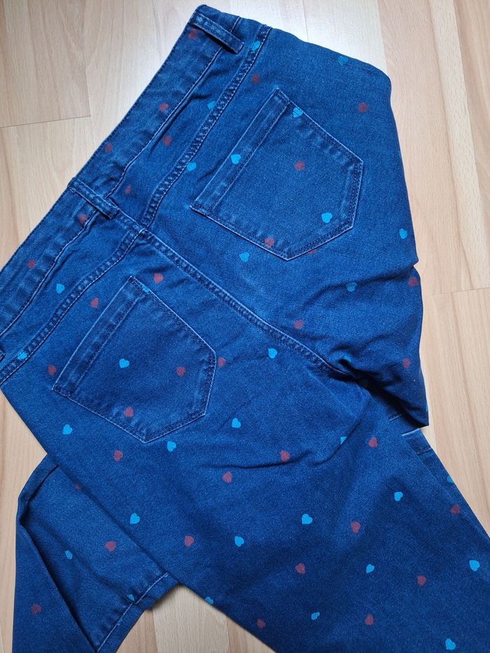Jeans bleu cœur - photo numéro 2