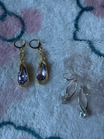Lot de 2 paires de boucles d’oreilles